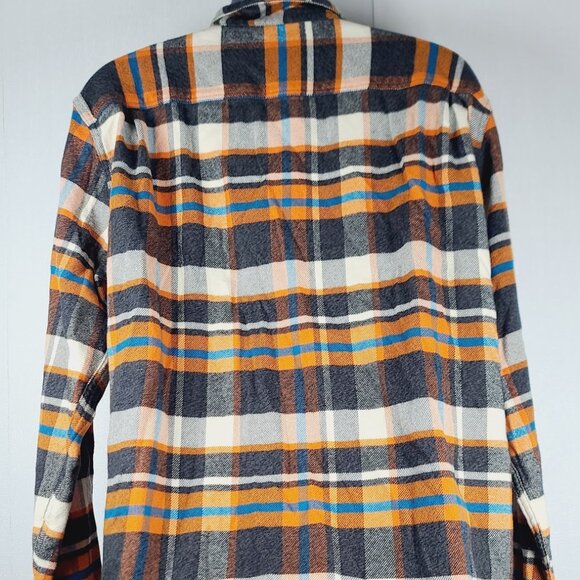 Patagonia Men's Multicolor Long Sleeve Fjord Midweight Flannel Shirt Size L - Picture 3 of 7